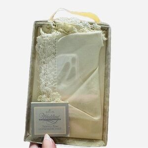 Hallmark Wedding Collection Tapestry Rose Vintage Wedding Handkerchief
